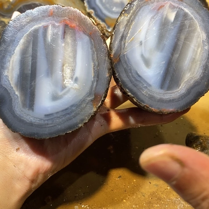 未镶嵌玛瑙/玉髓珠宝半成品