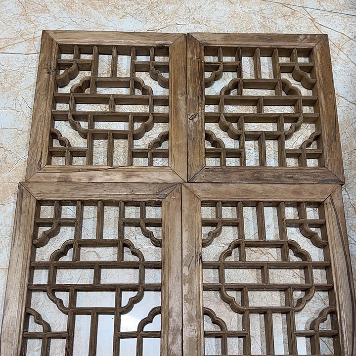 黟***客香榧木精美雕刻挂件花板