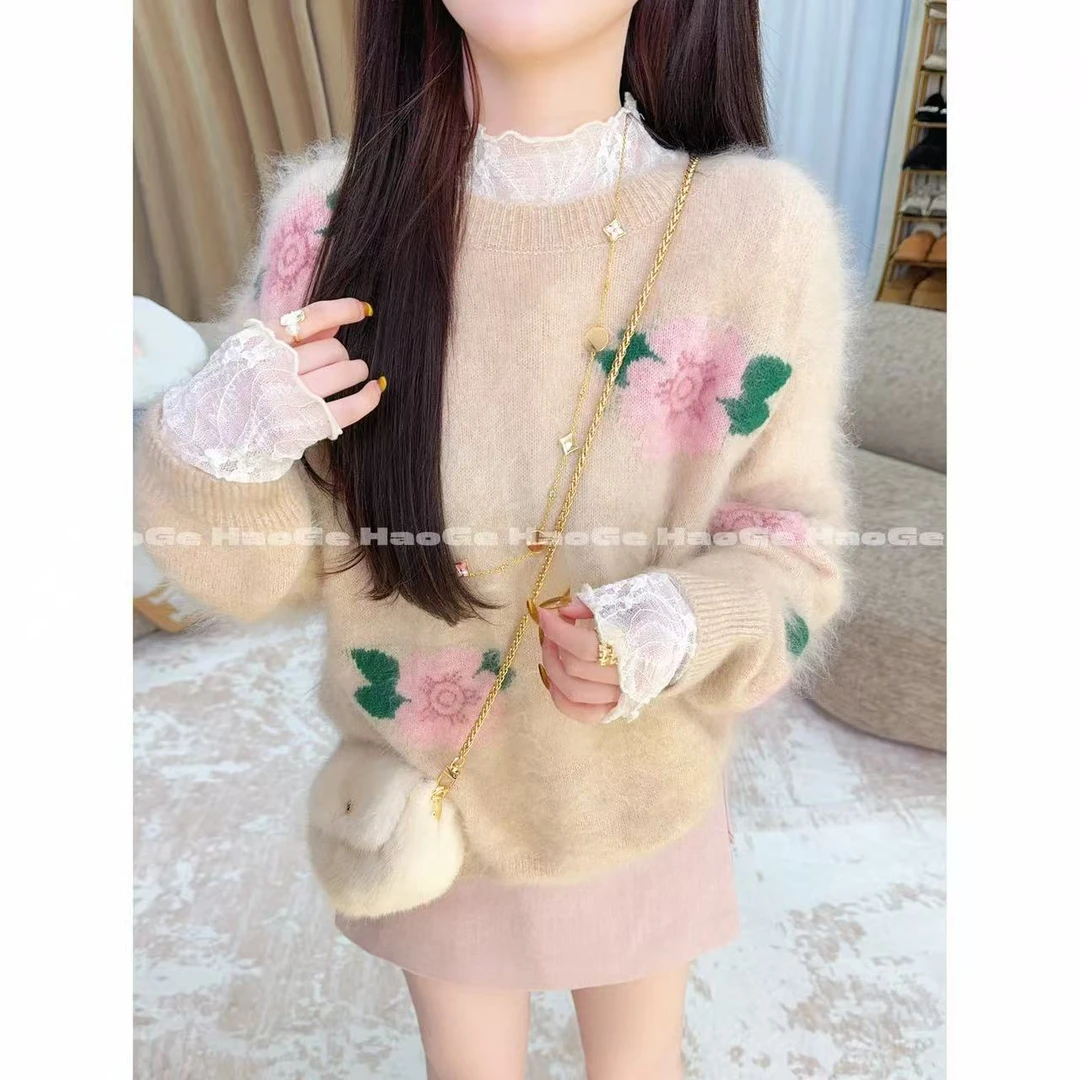 浩哥严选●全羊毛毛衣预HGQ5MY5046A（不可机洗）时尚百搭温柔设计款