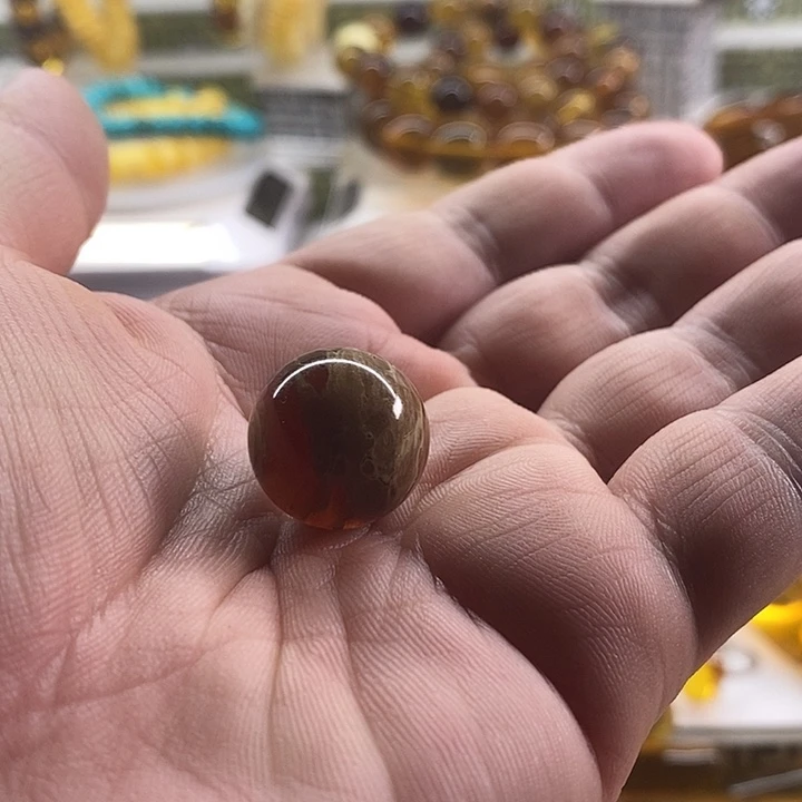 未镶嵌琥珀珠宝奇石单珠
