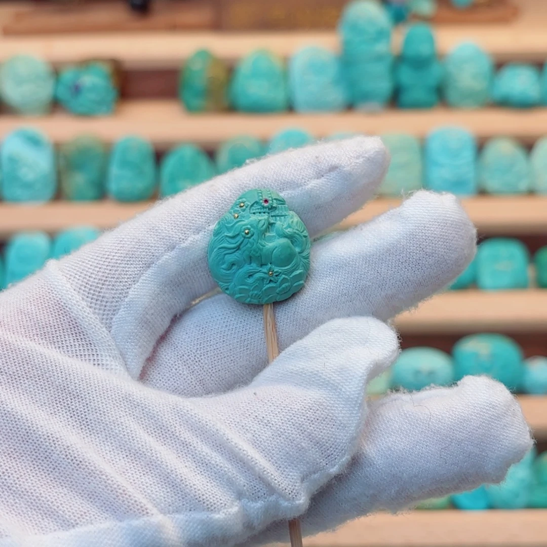 绿松石未镶嵌配饰