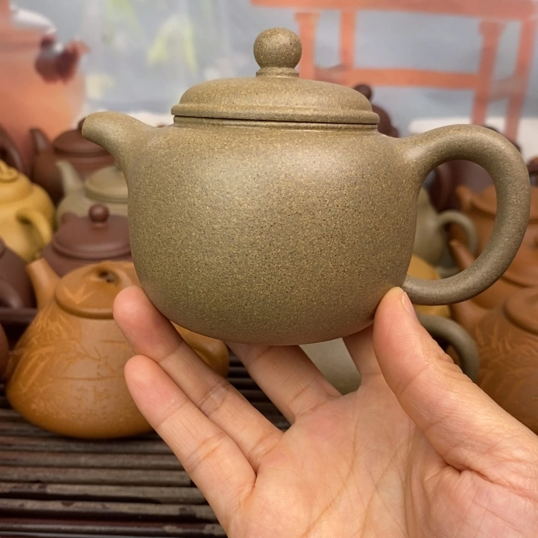 紫砂茶壶200ccccc青降坡匏尊