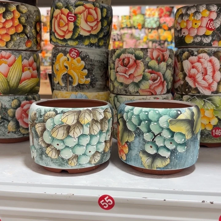 景德镇手绘花盆陶瓷10/10