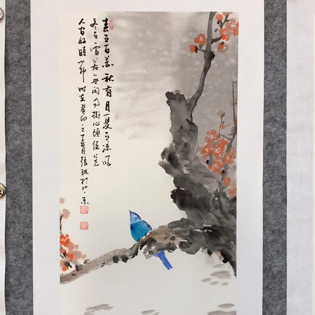 国画花鸟作品作品