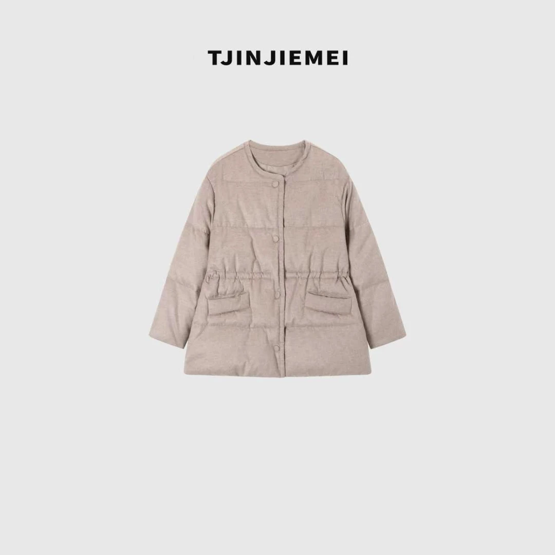 T井姐妹【品味】设计感简约含羊毛鹅绒服ERF2510-HF2591