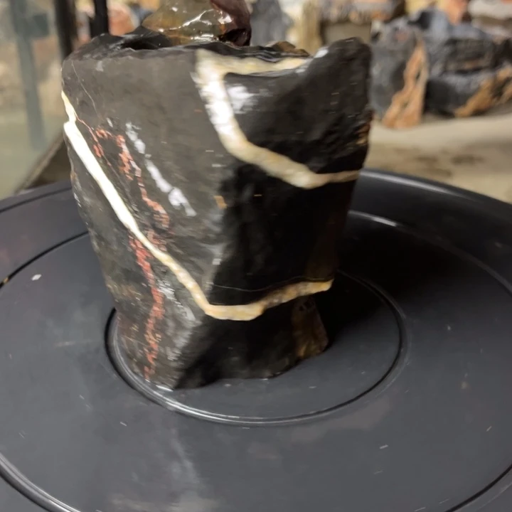 红陶那***哈石头花盆