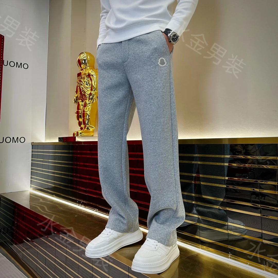 2025男装男士秋季潮流时尚百搭舒适高端轻奢简约直筒休闲裤 17519