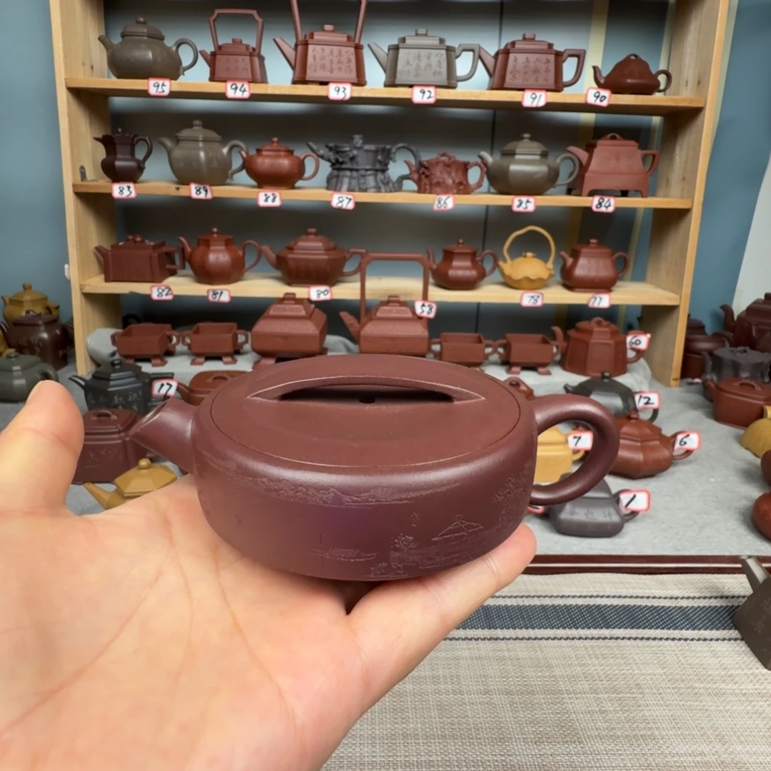 茶壶底槽青半手工制作