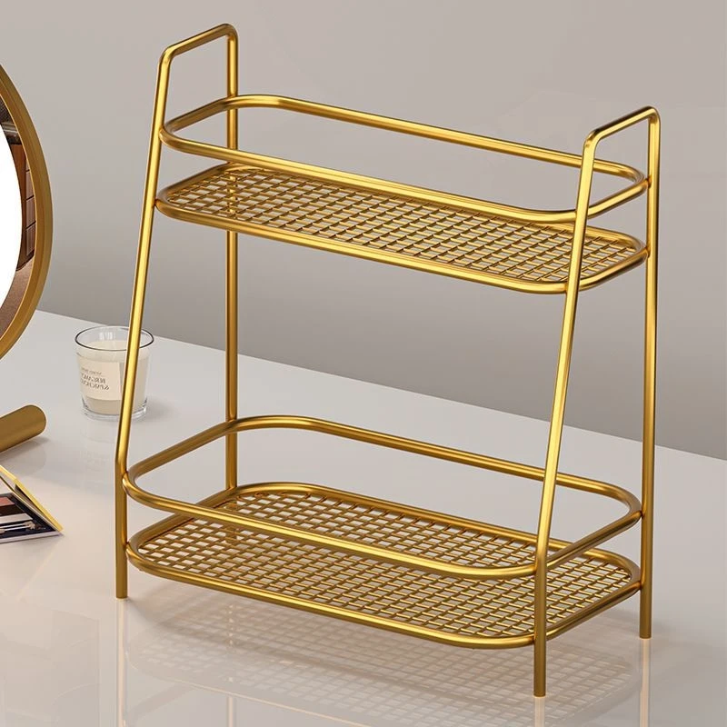 洗漱台置物架卫生间洗手间桌面化妆品收纳厨房浴室厕所台面储物架