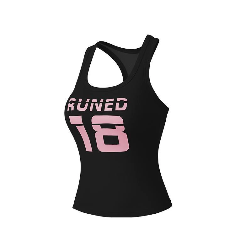 新款复古U领辣妹风短款工字修身显瘦背心