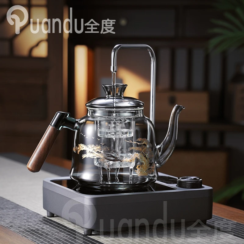 耐高温加厚玻璃煮茶壶大容量烧水壶蒸煮茶器家用烧水煮水壶电陶炉