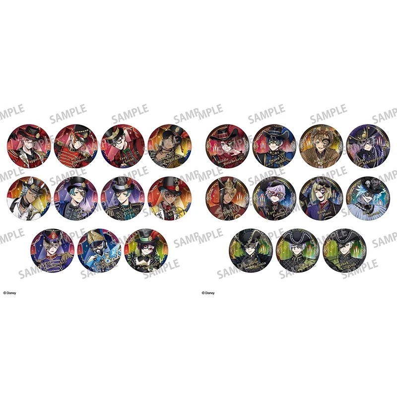 【模玩熊】扭曲仙境 假面舞会 晚礼服 虹光吧唧徽章 现货盲盒