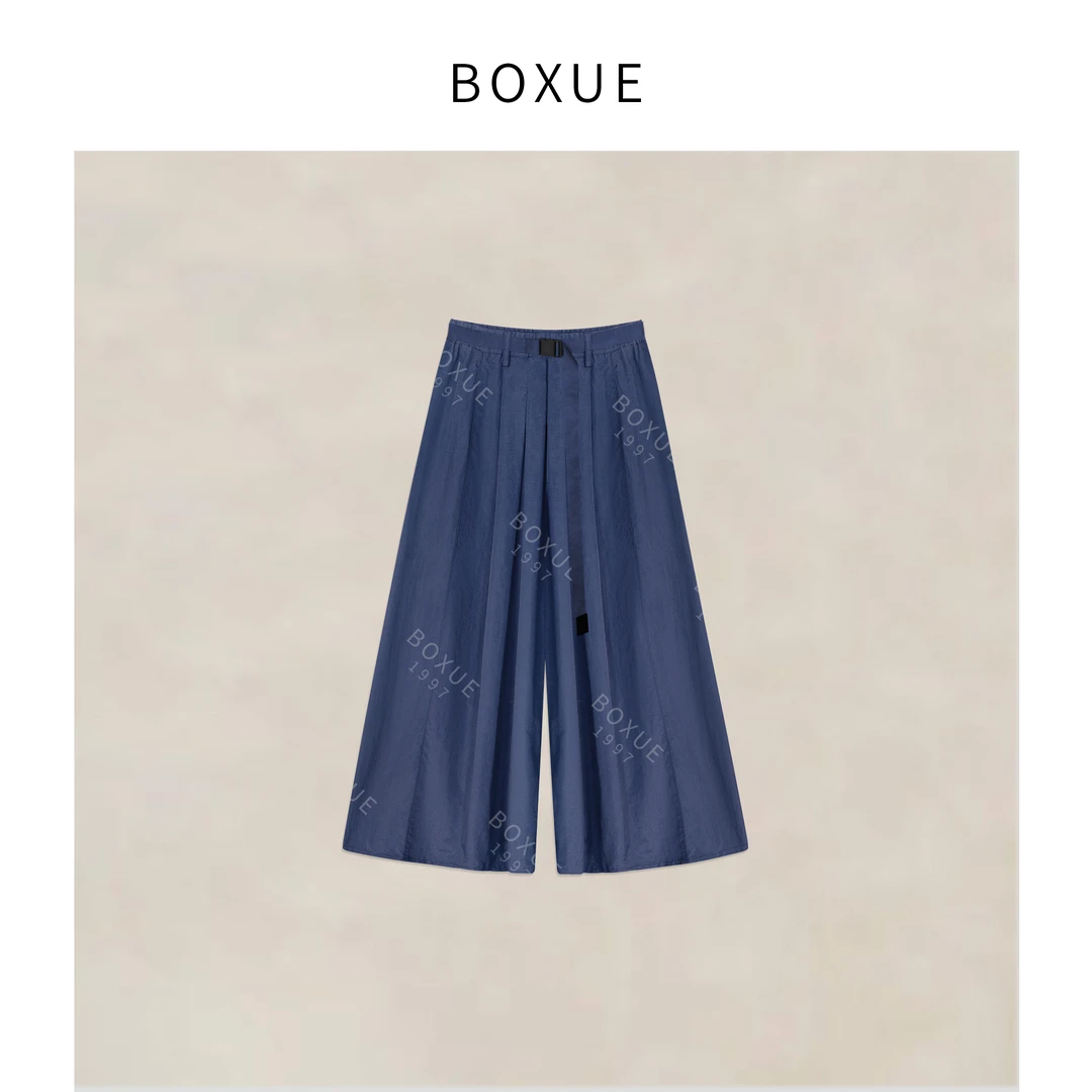 BOXUE“风旅淡人”2025春季新款防晒防水冰感冲锋裙.裤#250419K1990