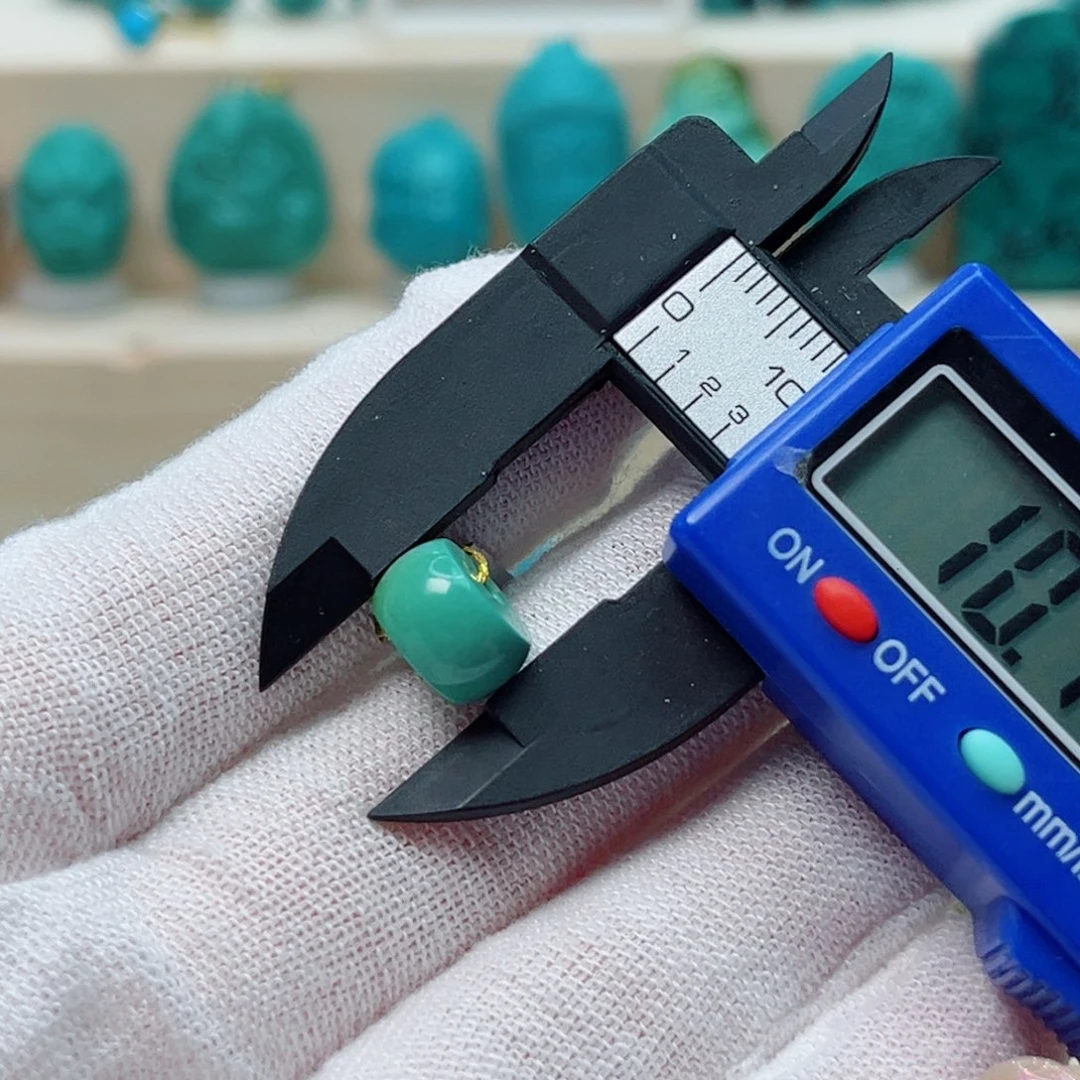 绿松石鼓珠未镶嵌