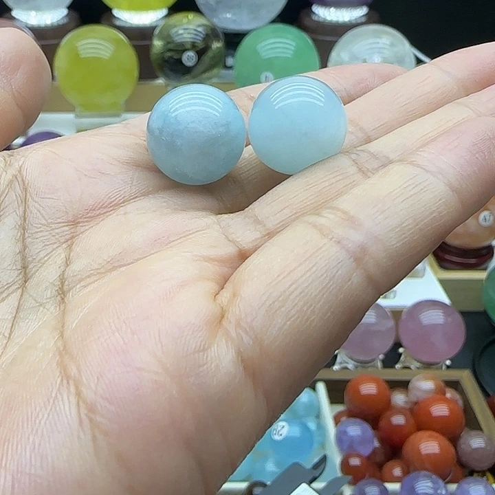 未镶嵌珠宝半成品水晶16.3 16.8mm