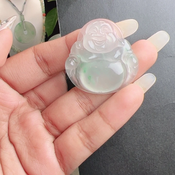 石英质玉未镶嵌吊坠(不含链)