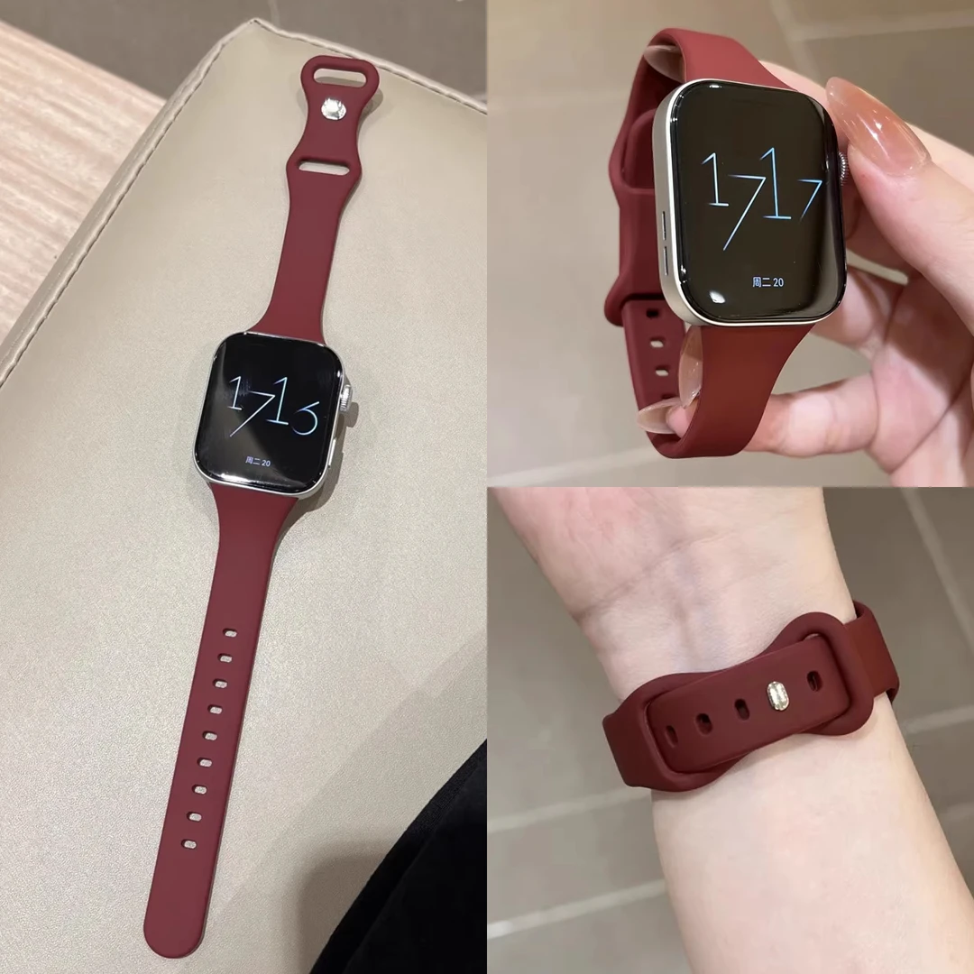 适用华为fit4表带小蛮腰液态硅胶fit3亲肤透气4pro通用运动腕带女