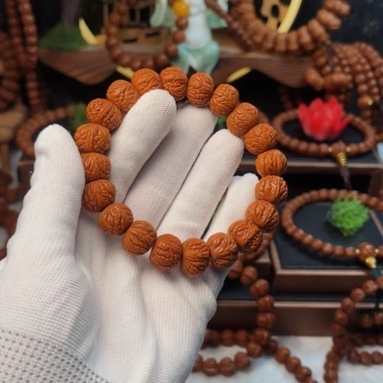 吊坠桃核15荔枝手串