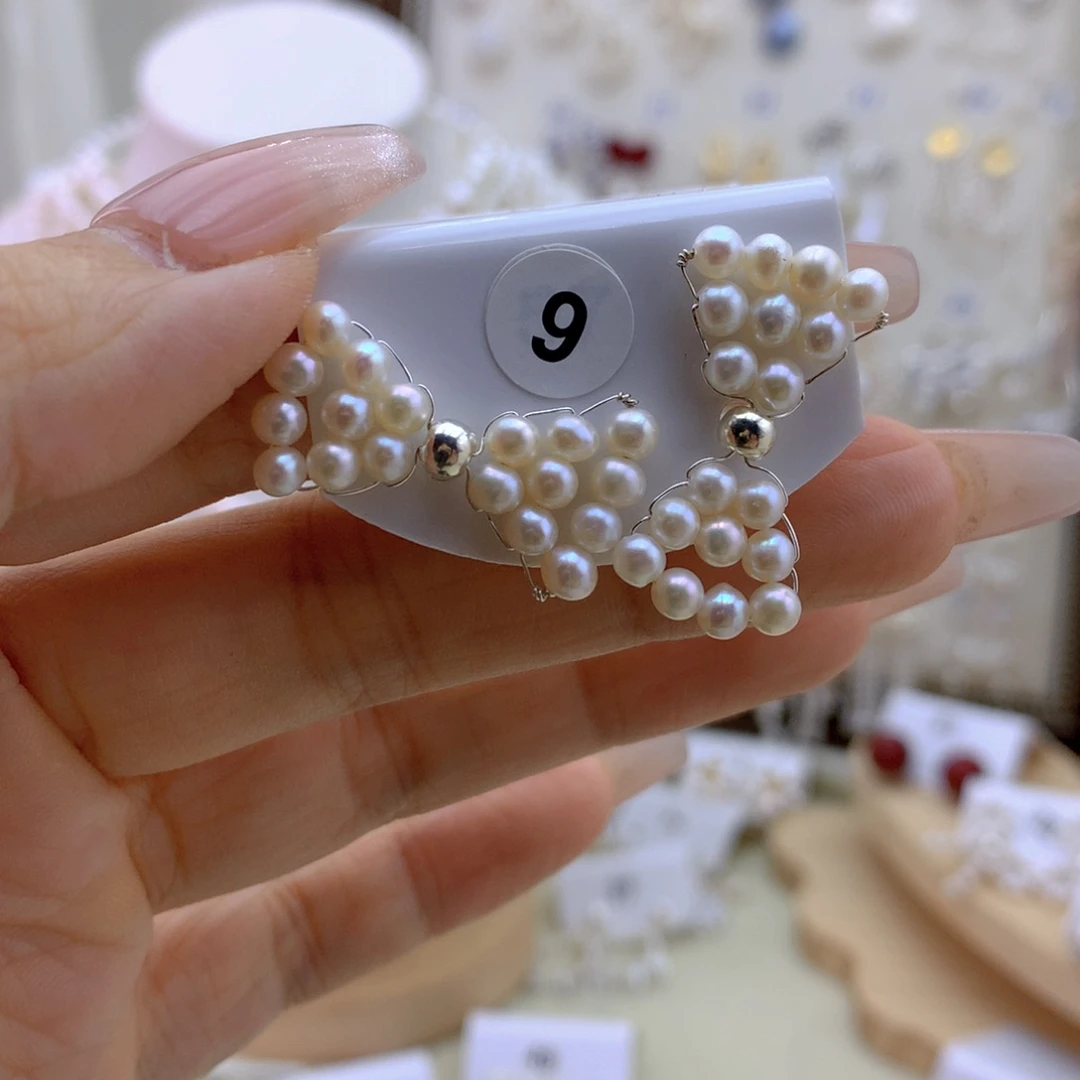 未镶嵌耳饰淡水珍珠