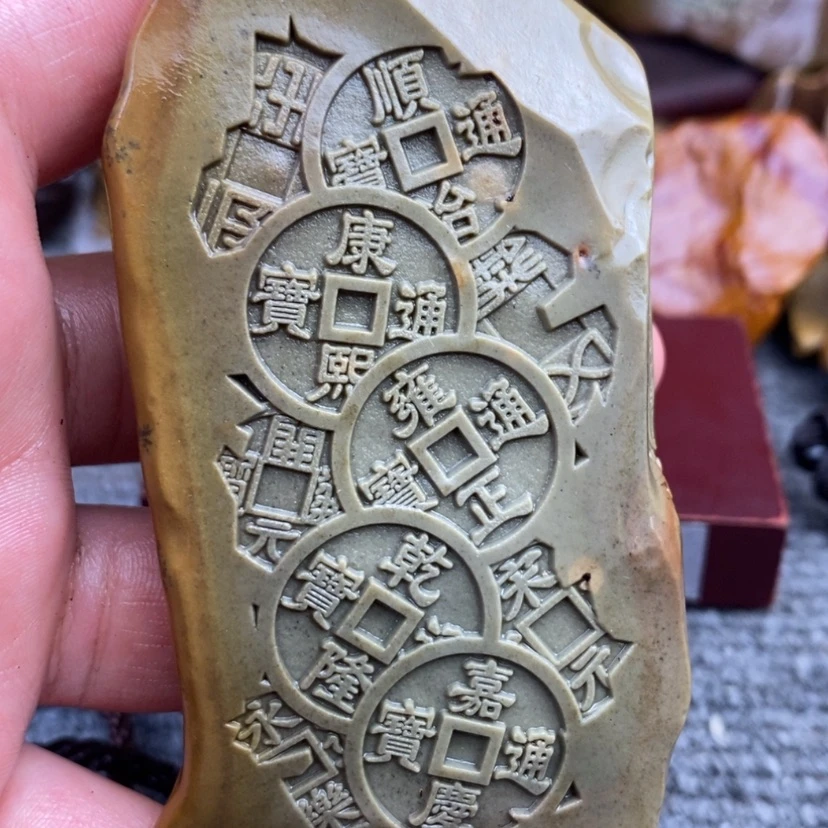 【闪购商品】原石雕刻手把件
