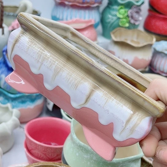 多肉绿植陶瓷花盆