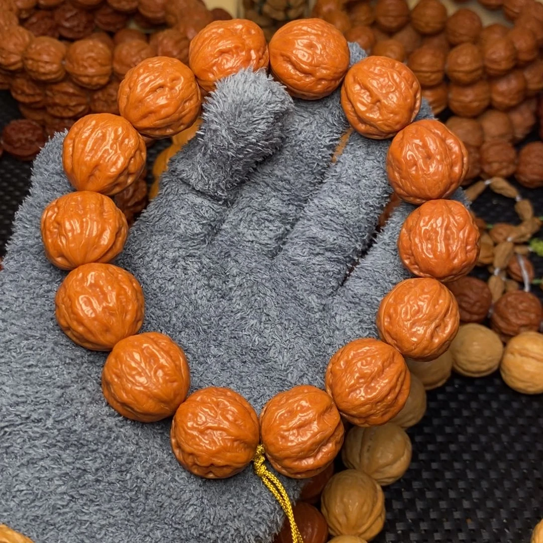 吊坠文玩核桃肉筋方墩手持