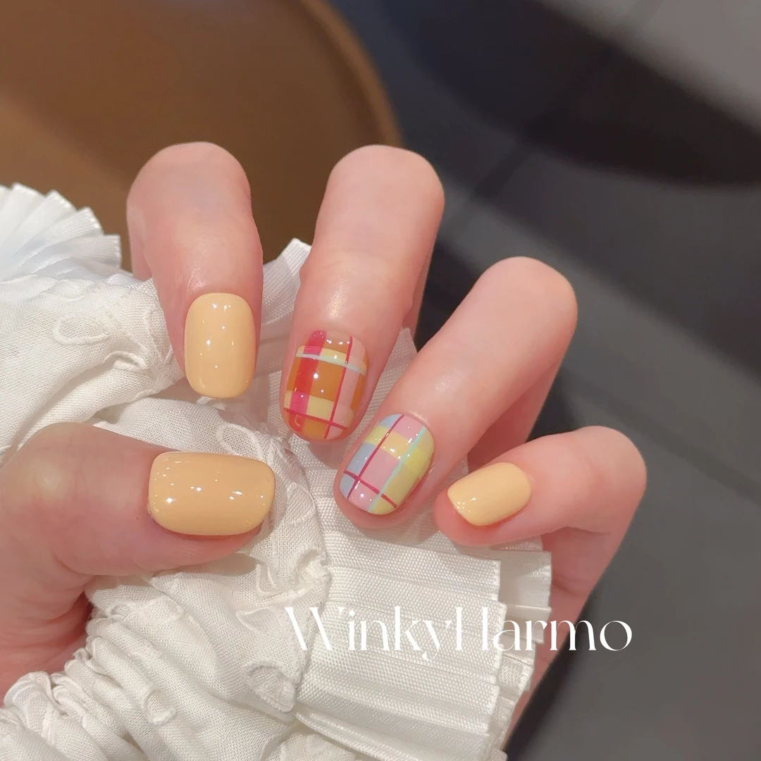 缤纷百事达 温涵 预售 哇擦么 新甲型 此度 短椭圆手工穿戴甲10片