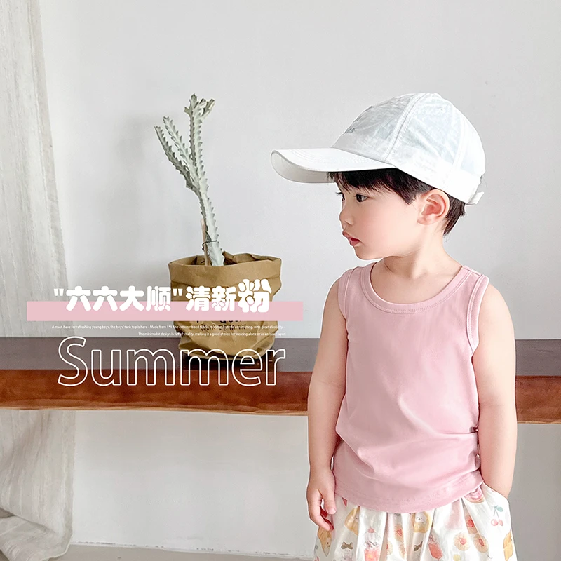 5月12【六六大顺—粉色】儿童夏日必备清凉小背心