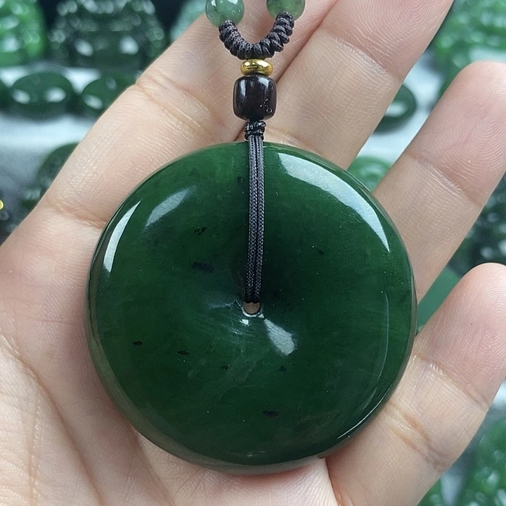 和田玉（碧玉）未镶嵌项链46