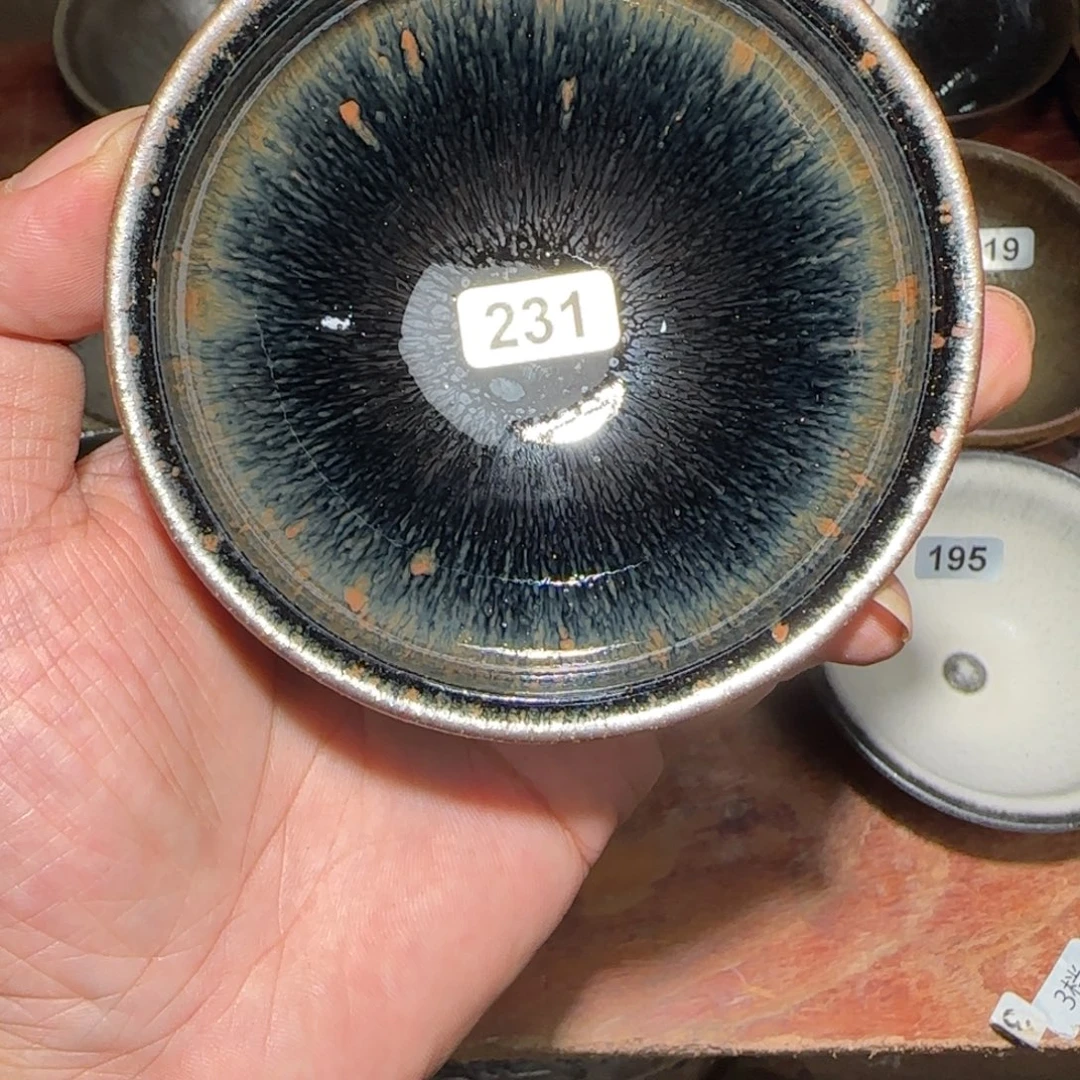 茶盏焦源柴烧自然还原231