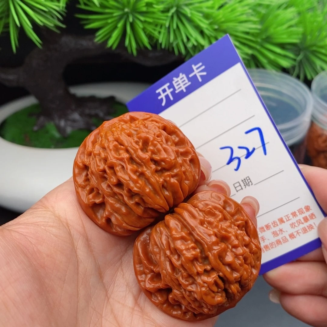 文玩核桃把件42四座楼327