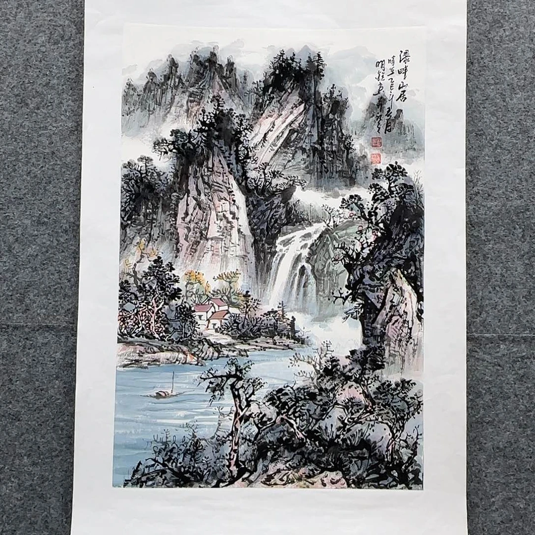 国画68*45纯手绘明锐