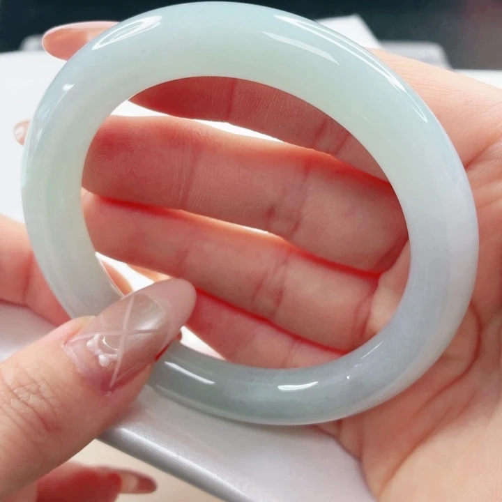 翡翠未镶嵌手镯57.2x486