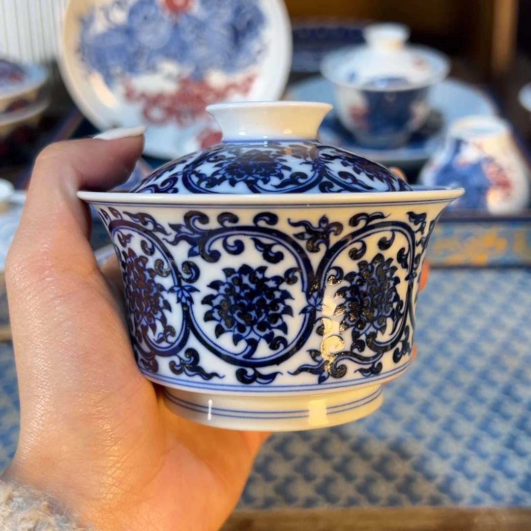 摆件景德镇手工手绘陶瓷