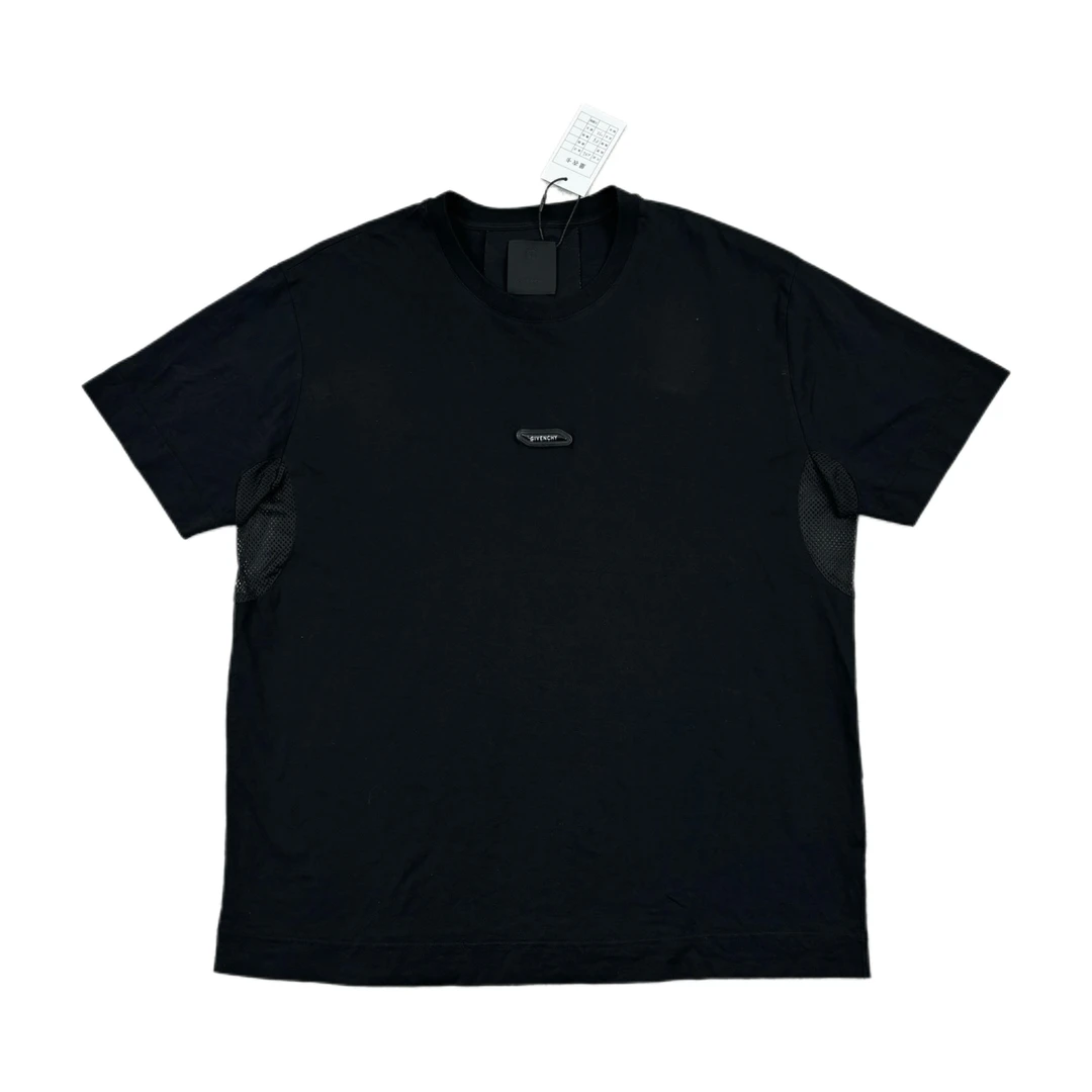 99新 Givenchy/纪梵希 纯色徽标logo圆领短袖/尺码XXL/编号8428