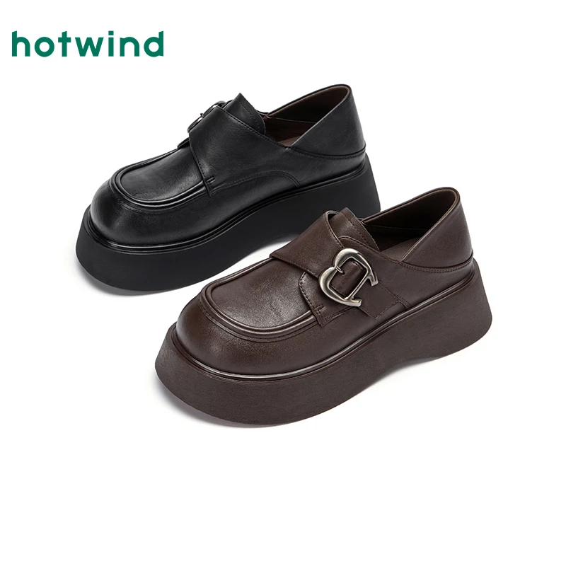 热风2025年春季新款女士时尚休闲鞋H02W25562