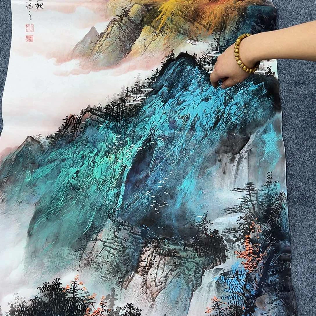 国画国画作品纯手绘欣赏