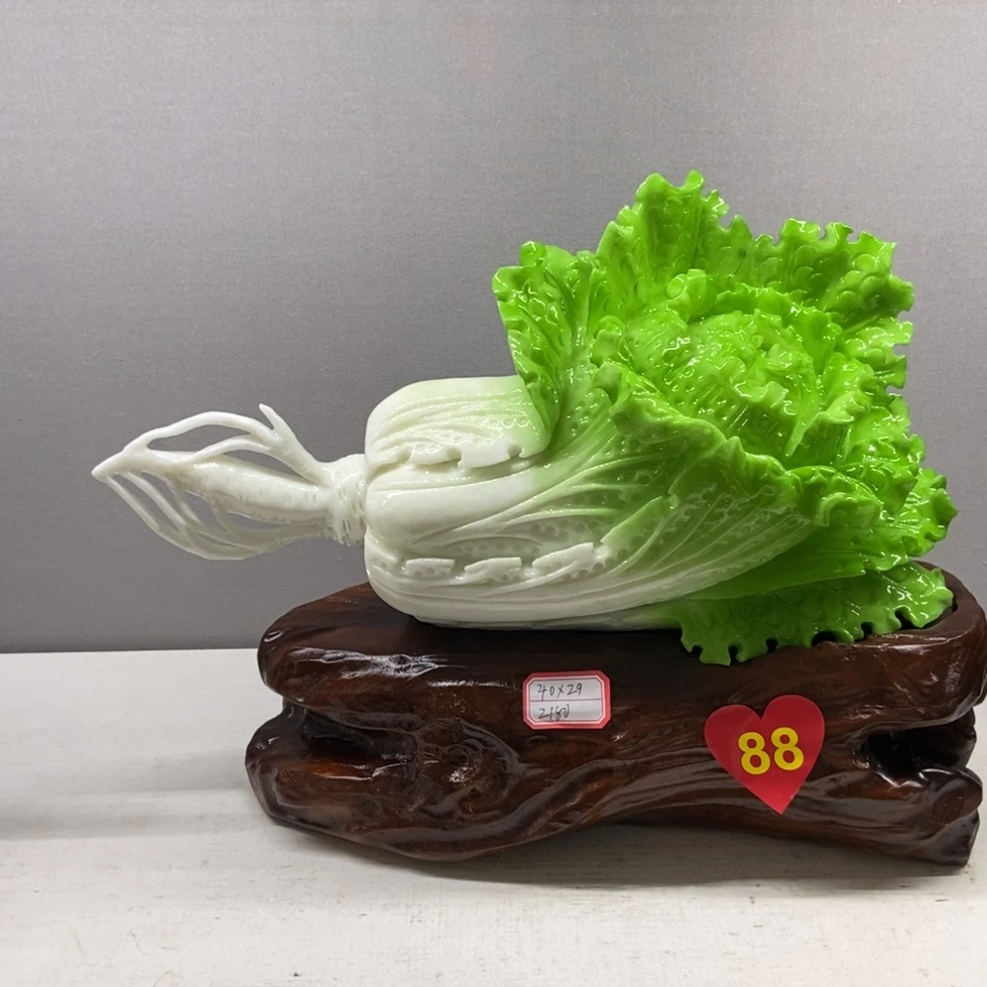 吉***Y玉白菜摆件家居摆件