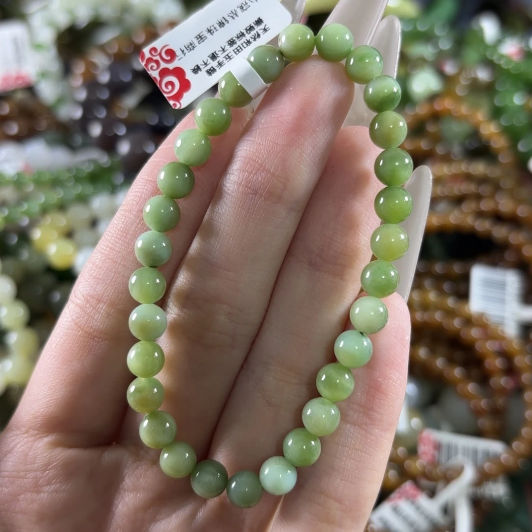 和田玉未镶嵌手链87