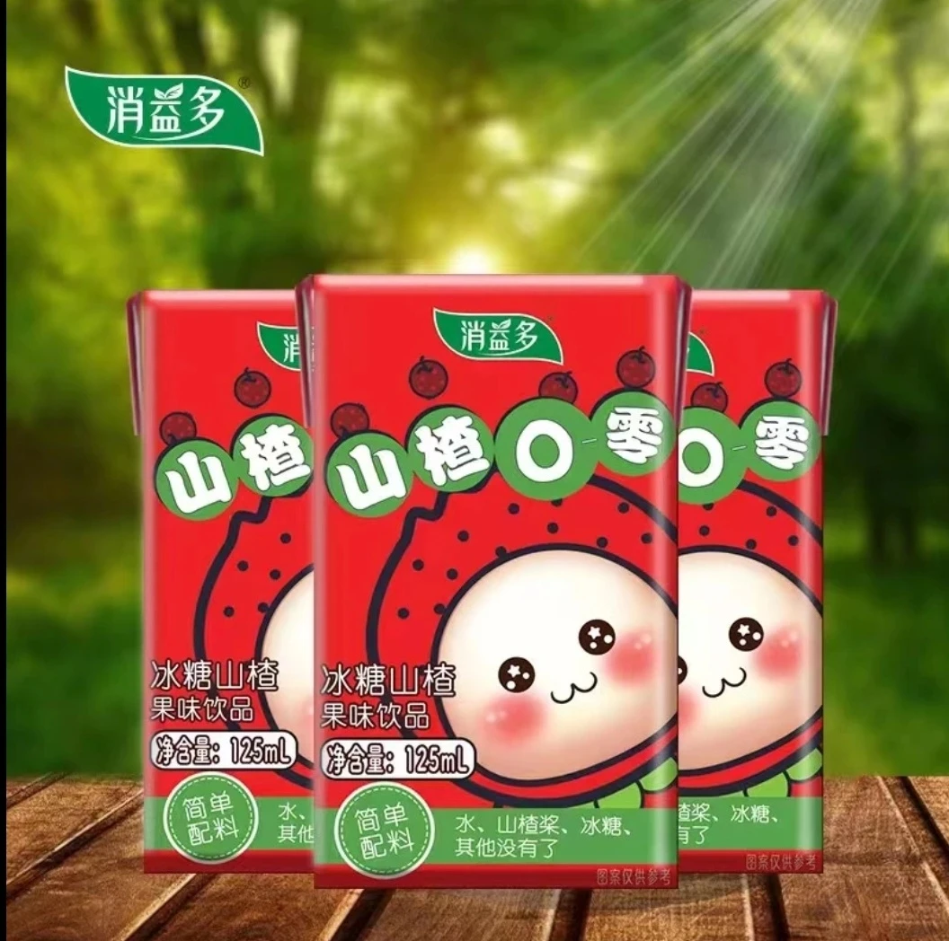 消益多纯果汁夏日饮料轻柔解渴解腻冰糖山楂梨汁蓝莓解馋零食