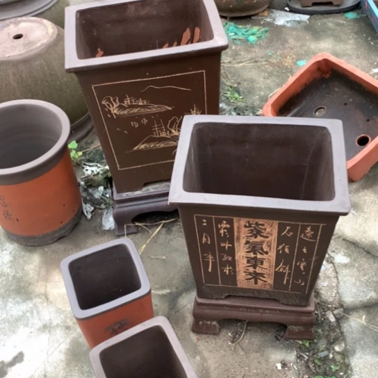 33 X25高51紫砂花盆艺术