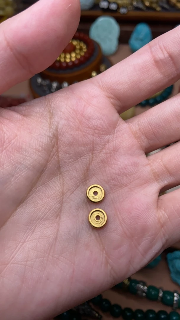 925银银制品 1号隔片7mm一对配饰啊啊啊