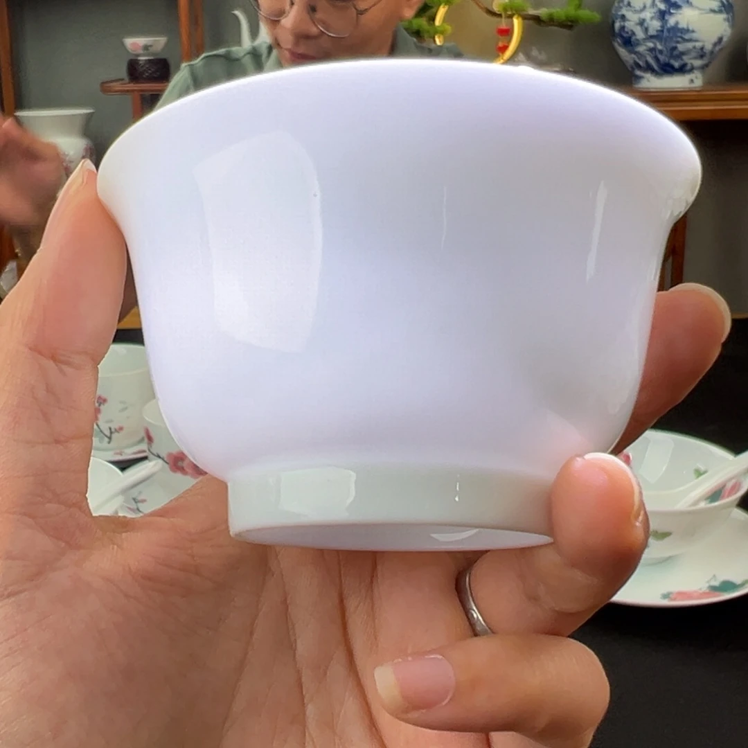 柴窑滑石子 素胎容得杯