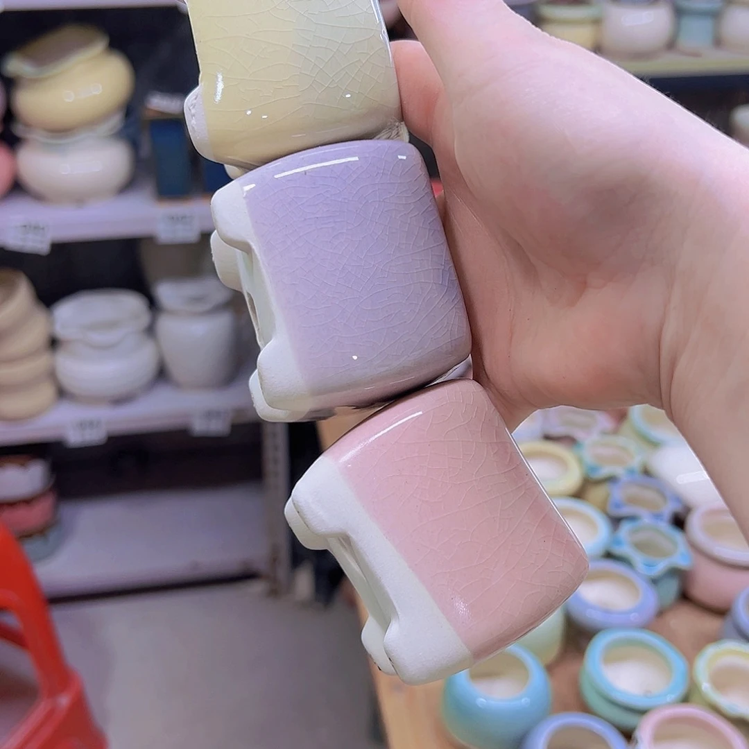 陶瓷花盆当场满12包邮