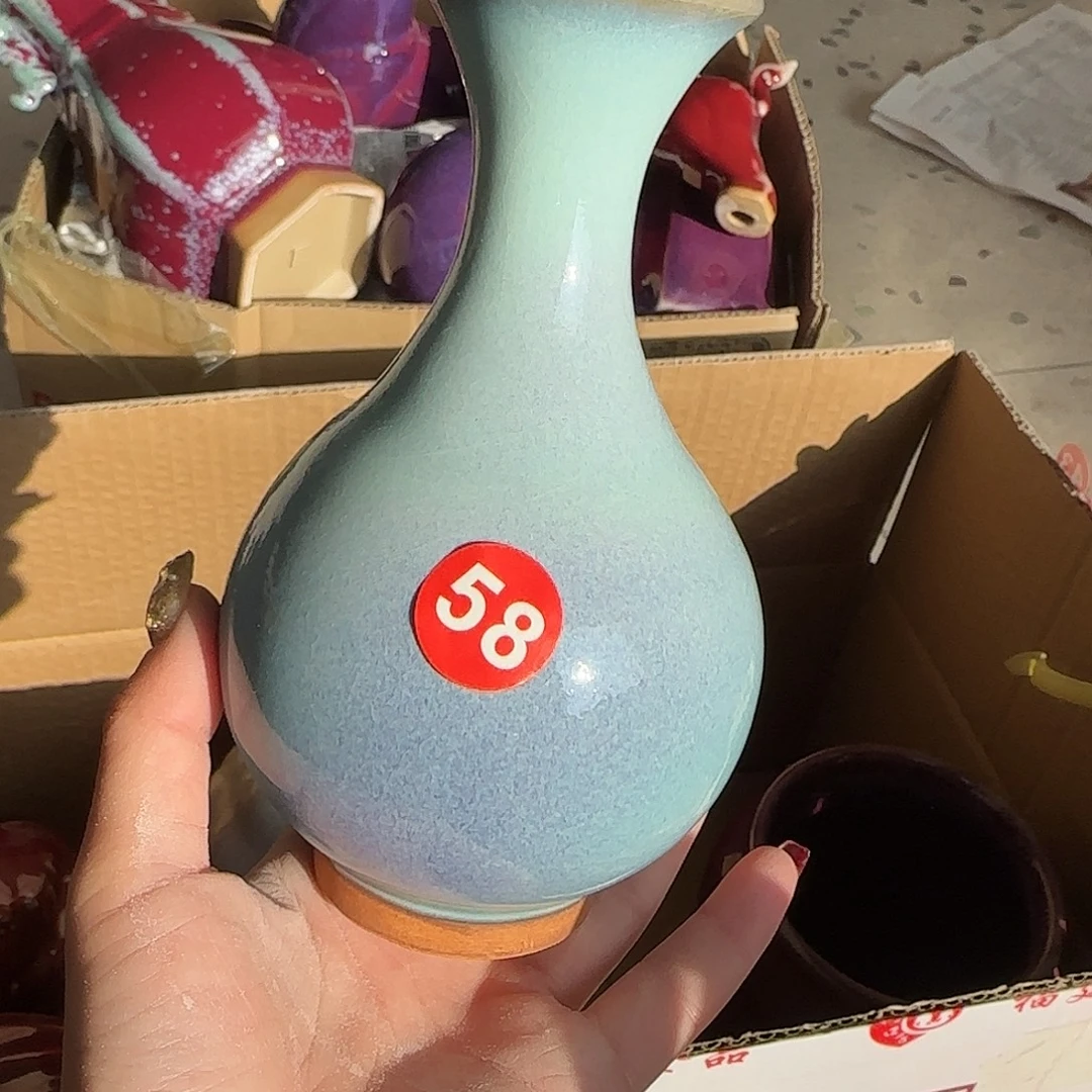 陶摆件郑家钧窑摆件