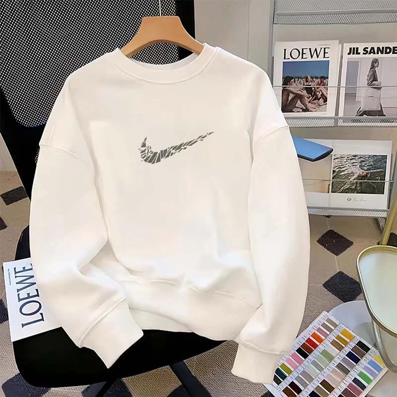 一折专区丨奥莱折扣丨2025春秋新款圆领卫衣宽松休闲男女同款长袖