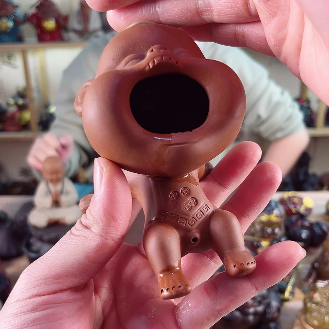 紫砂茶宠紫陶树脂茶宠摆件