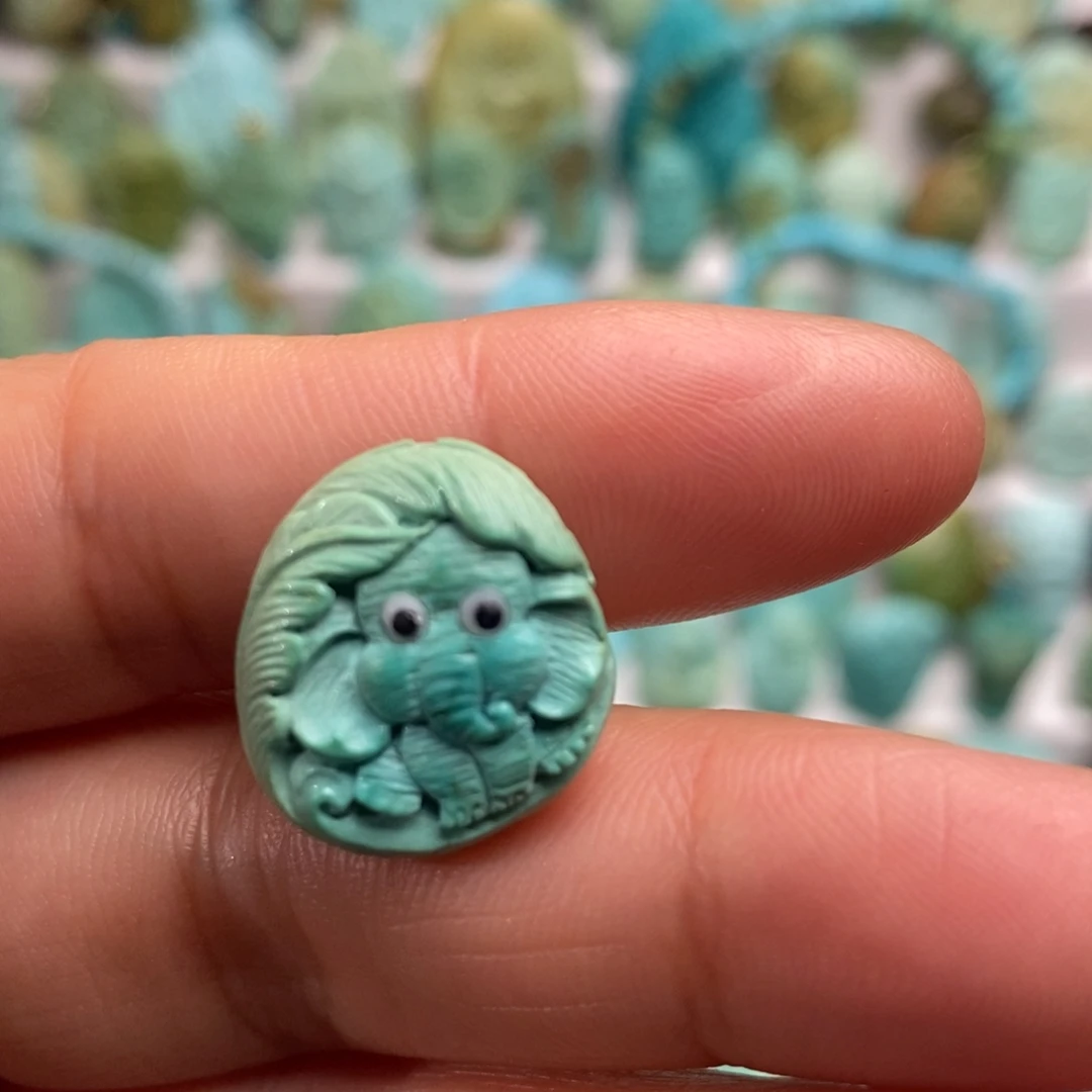 绿松石未镶嵌绿松石绿松石