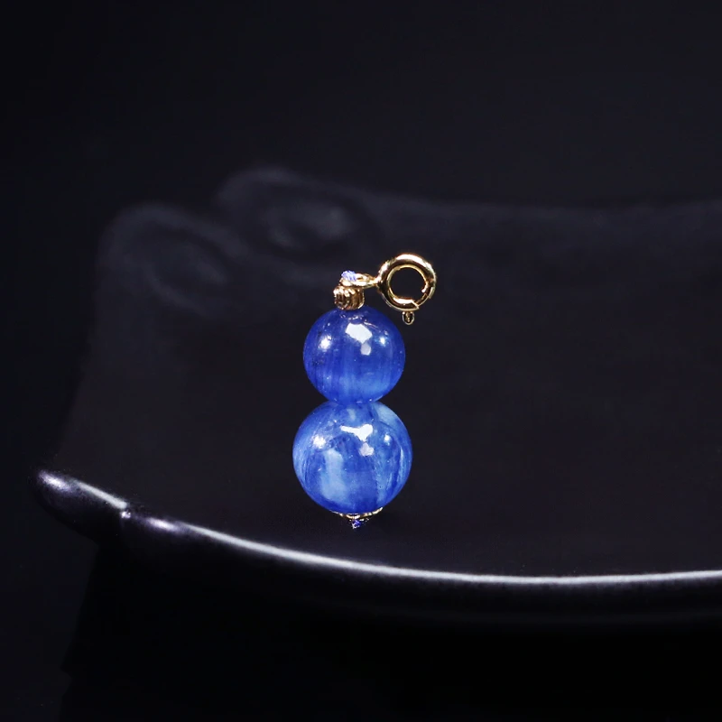 【晶锐珠宝推荐】H21蓝晶石葫芦吊坠/个（多样性发其一）