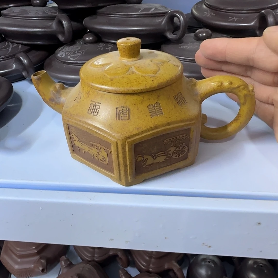 茶壶紫砂宜兴紫砂壶瑕疵处理